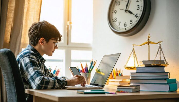 manage digital study habits